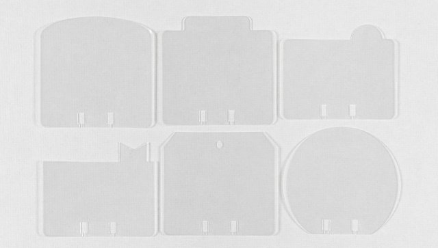MemoryDex Card Set - Clear Plastic, 1 of 2