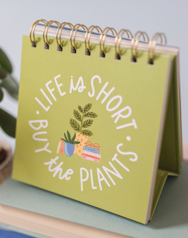 52 Weeks of Plant Quotes Flip Desk Calendar, 2 of 8