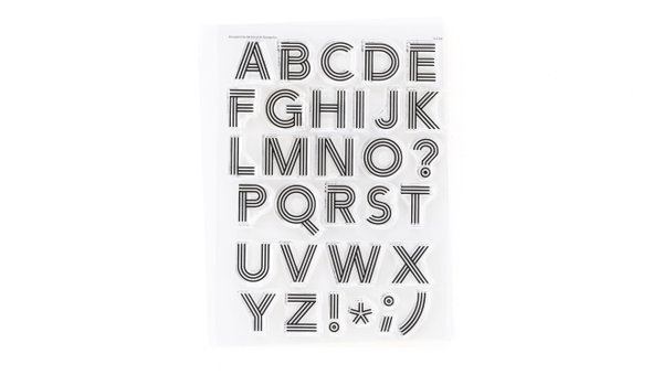 Alphas Are Awesome #42 6×8 Stamp Set , 1 of 2
