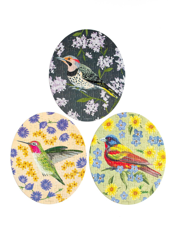 Feathered Friends - 100 Piece Birds Jigsaw Puzzles Set of 3, 5 of 7