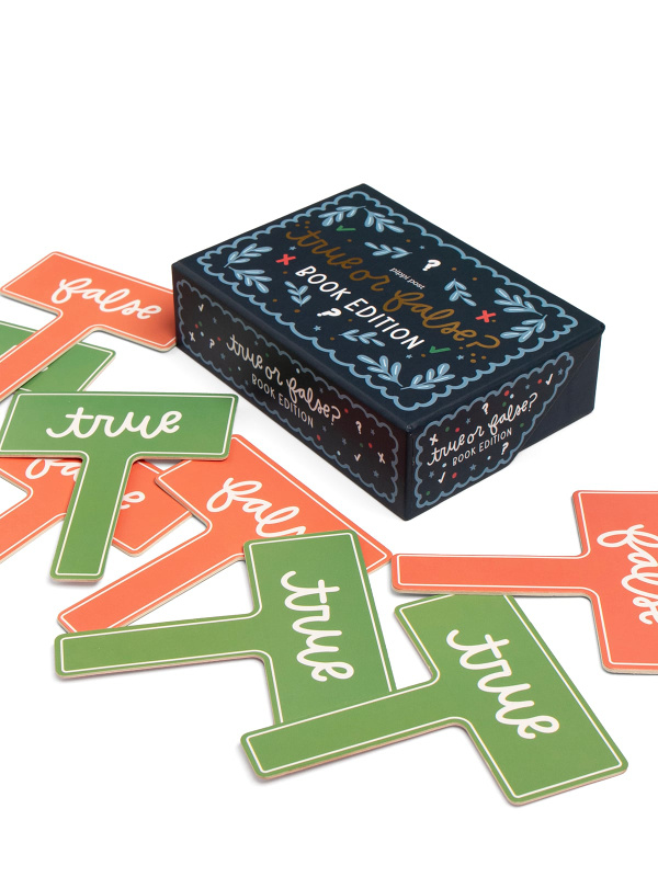 True or False Book Edition Literary Trivia Card Game, 5 of 5