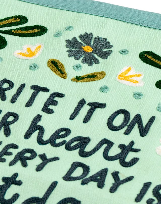Best Day of the Year Embroidered Canvas Banner, 3 of 4