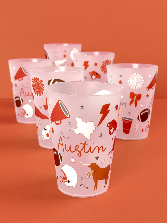 Austin Football Game Day 16oz Stadium Cups, 1 of 3