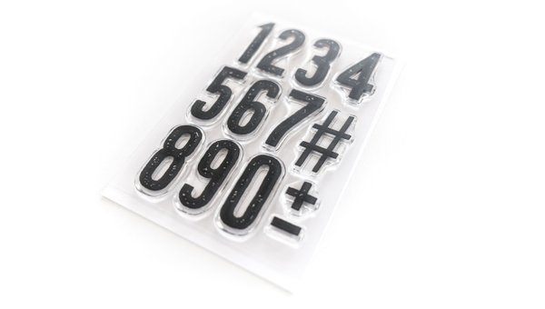 Numbers Are Awesome #9 4×6 Stamp Set, 2 of 2