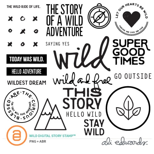 Wild Digital Story Stamp™, 1 of 1