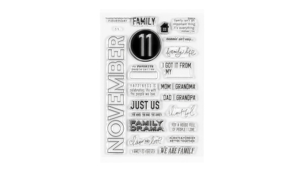 Stamp Set : 4×6 November Highlights, 1 of 2