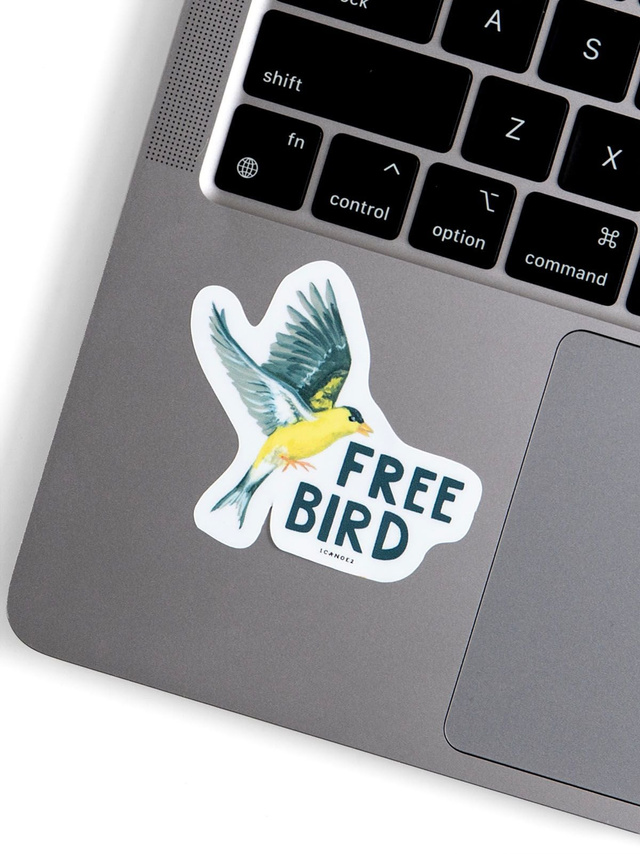 Free Bird Decal Sticker, 2 of 4