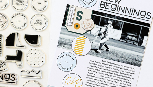 Stamp Set : 6×8 New Beginnings by Goldenwood Co, 3 of 7