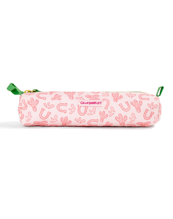 Pink Western Icons Pencil Pouch, 1 of 1