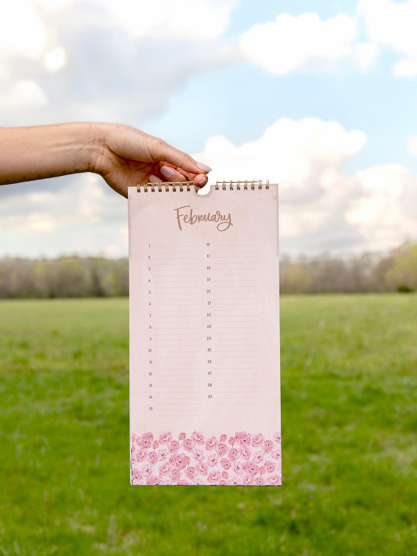 Celebrations by the Month Perpetual Wall Calendar - Floral, 5 of 6
