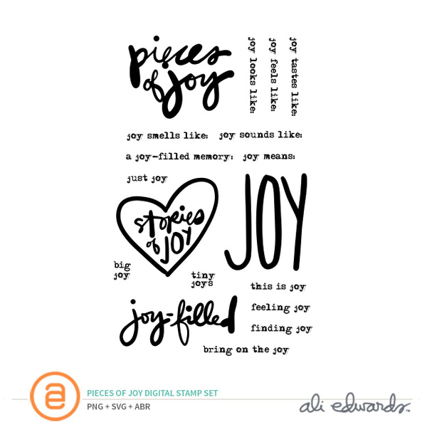 Pieces Of Joy Digital Stamp Set, 1 of 1