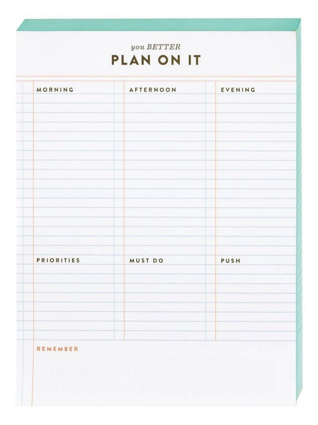 Plan On It 6×8 Notepad, 1 of 3