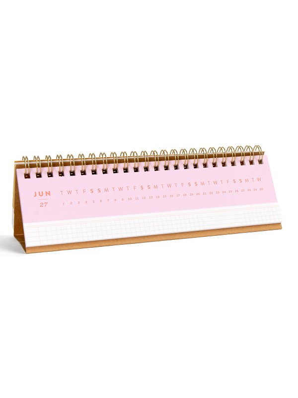 2027 Monthly Spiral Mini Desk Calendar, 6 of 7