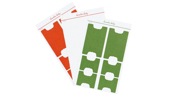 Red, White & Green Attacher Stickers Bundle, 1 of 3