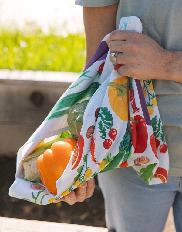 Farm Fresh Veggies Tea Towel, 3 of 9