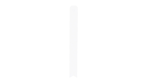 Slender Tag Booklet - White, 1 of 2