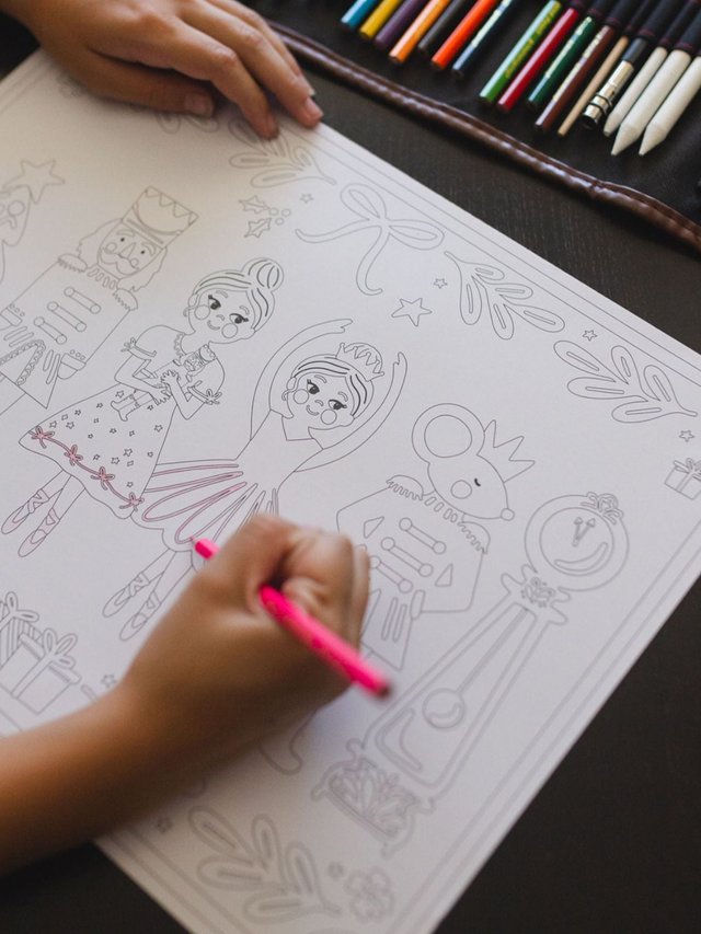 The Nutcracker Coloring Christmas Placemats, 4 of 6