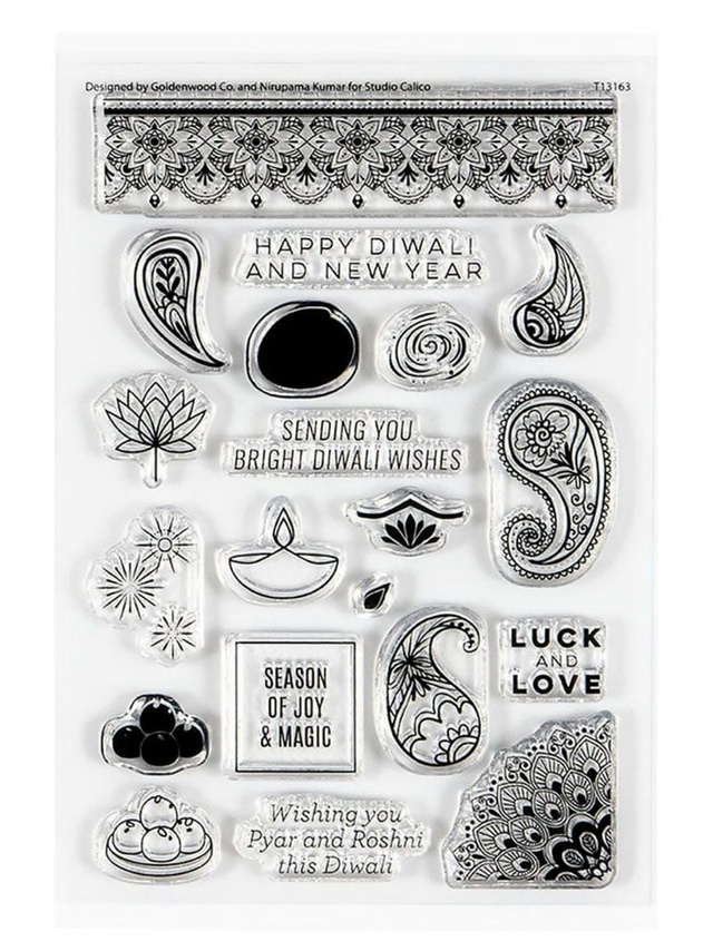 Stamp Set : 4×6 Diwali by Goldenwood Co + Nirupama Kumar, 1 of 1