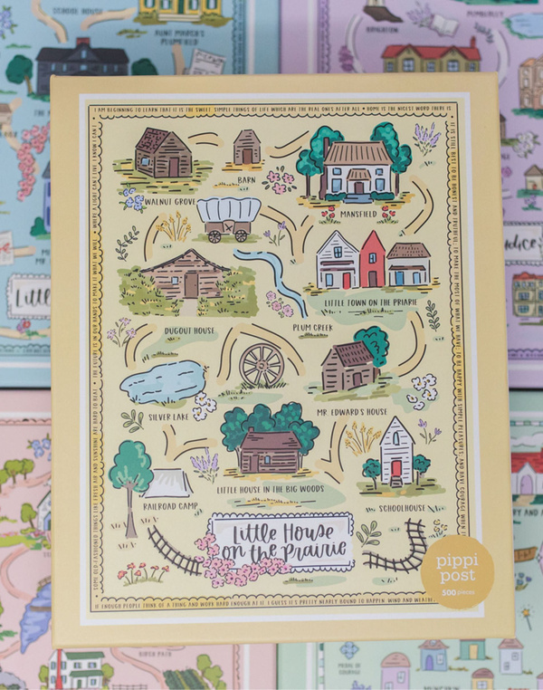 Little House on the Prairie Map - 500 Piece Jigsaw Puzzle, 5 of 8