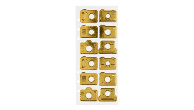 Color Theory Chipboard Cameras - 24K, 1 of 2