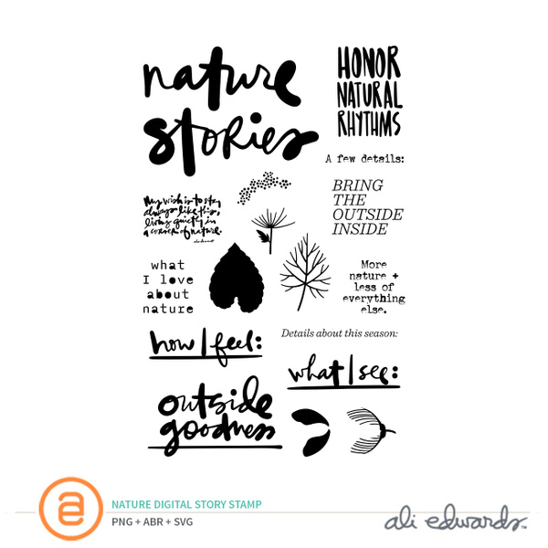 Nature Digital Story Stamp™, 1 of 1