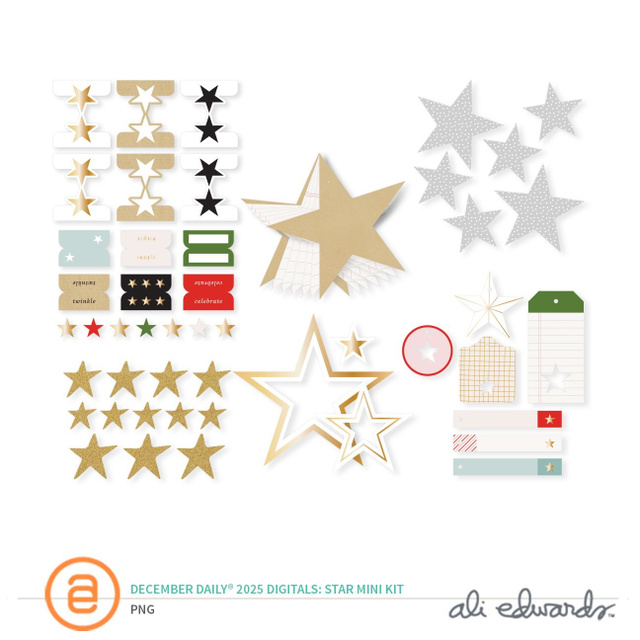 December Daily® 2025 Digital Mini Star Kit, 1 of 1
