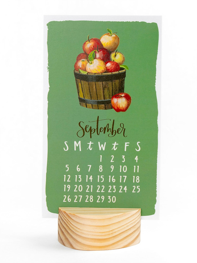 I Remember When 2027 Mini Desk Calendar + Wooden Block, 5 of 8
