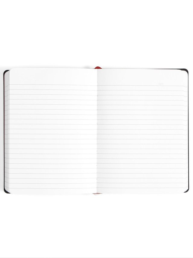 Red Mushrooms 5×7 Lined Softcover Book Journal, 6 of 6