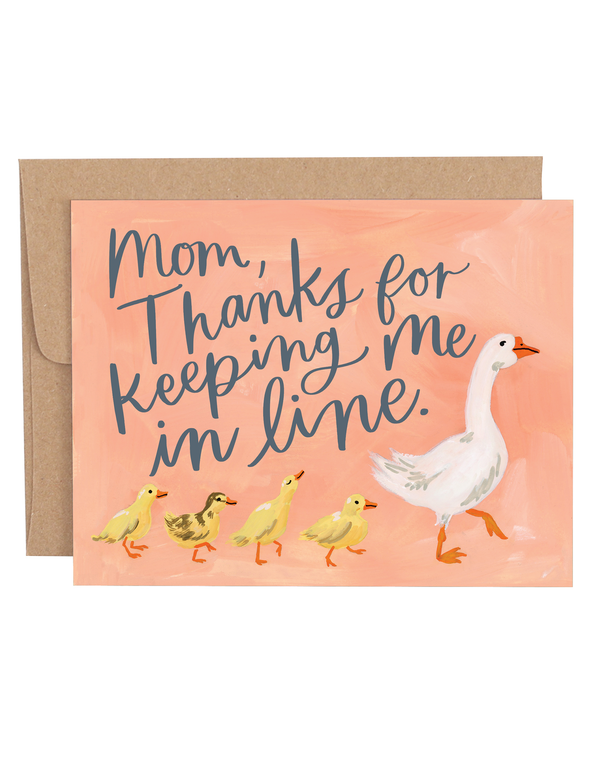 Mother Duck Greeting Card, 1 of 1