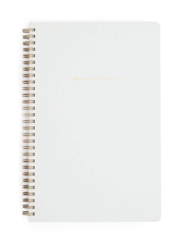 Dove Grey Bible Study Spiral Notebook, 1 of 13