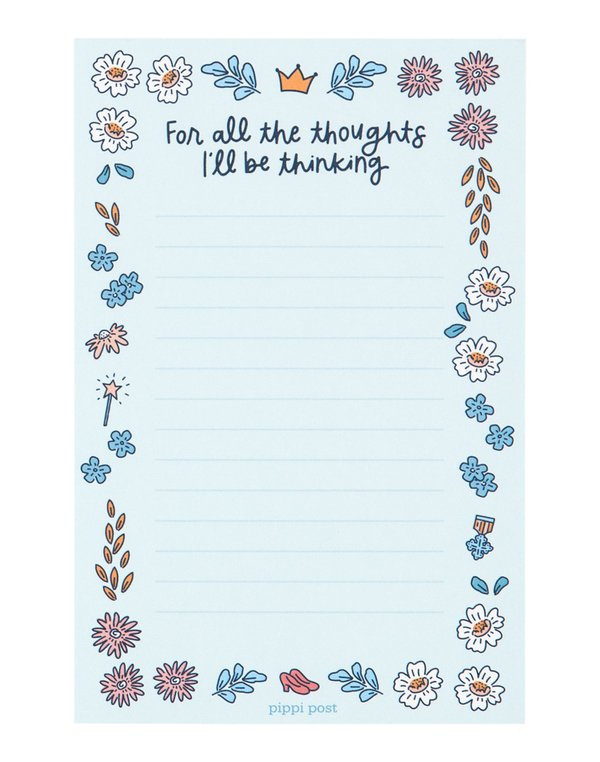 Thoughts I'll Be Thinking Wizard of Oz 4×6 Notepad, 3 of 4