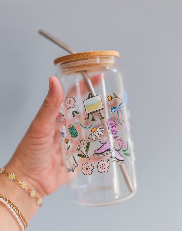 Little Women Glass Can, 2 of 4
