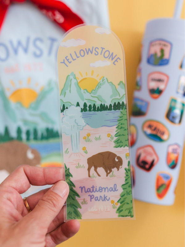 Yellowstone National Park Transparent Bookmark, 2 of 3