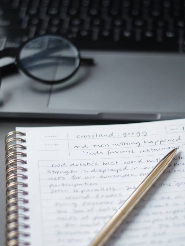 Dove Grey Bible Study Spiral Notebook, 13 of 13