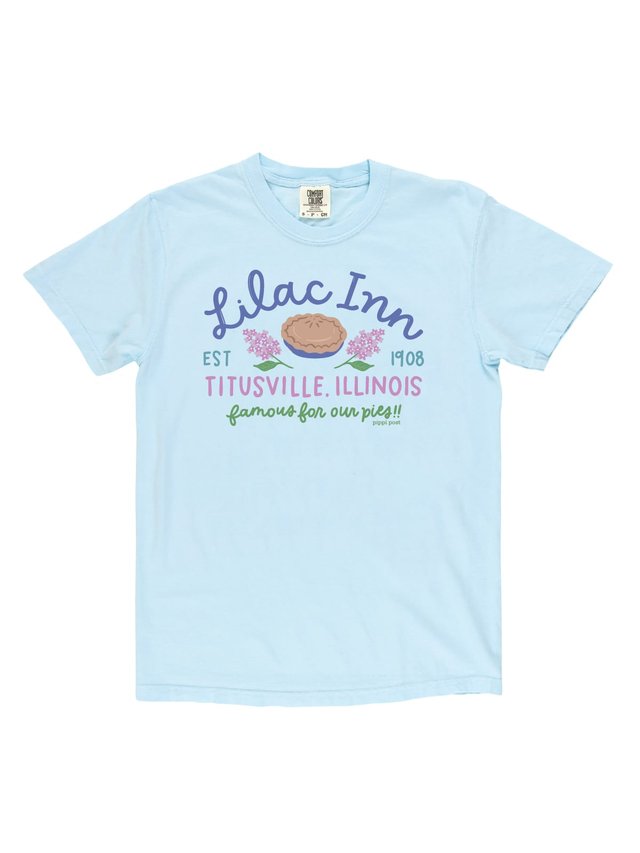 Lilac Inn Mystery Reader Tee - Chambray, 3 of 3