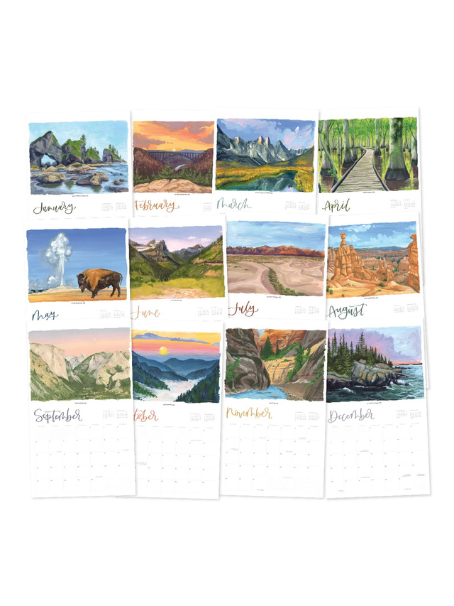 2027 National Parks Hanging Wall Calendar, 7 of 7