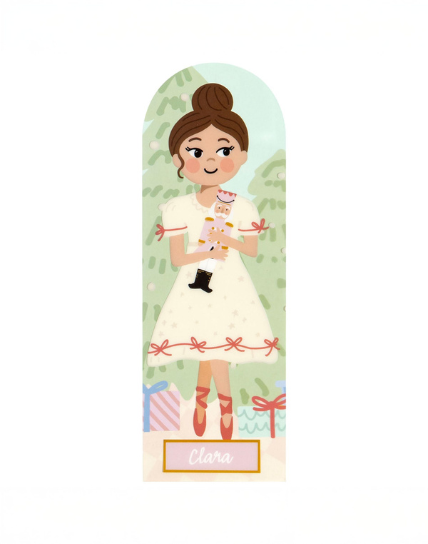 The Nutcracker Clara Transparent Bookmark, 2 of 2