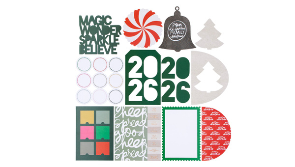 December Daily® 2026 Die Cut Paper Inserts, 1 of 2