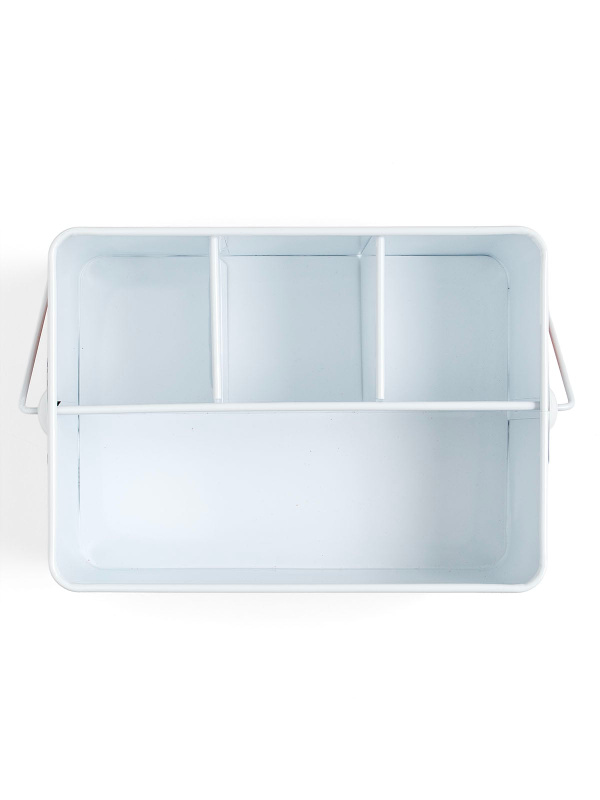 Holiday Floral Tin Utensil Caddy, 3 of 4