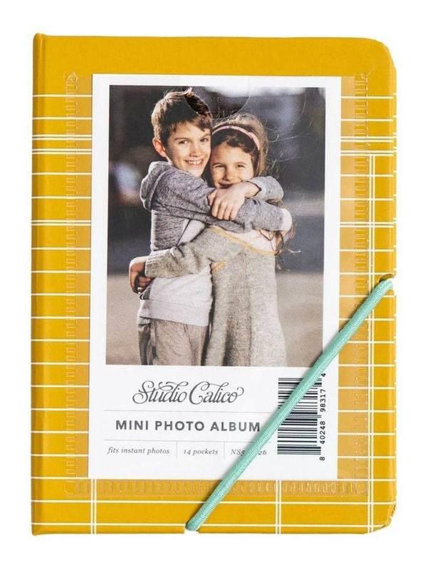 Mustard Ledger Mini Photo Album, 1 of 2