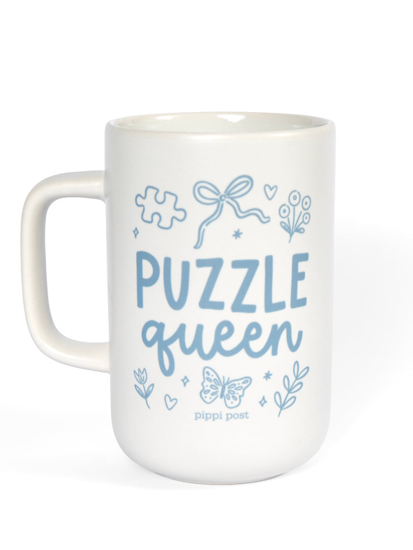 Puzzle Queen Tall Ceramic Coffee Mug, 4 of 4