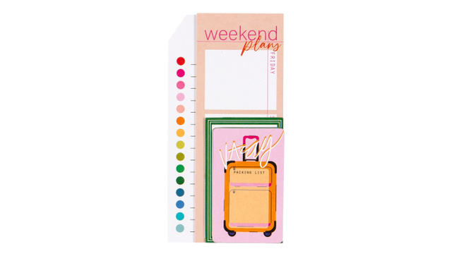 Weekender Tag Notepad, 1 of 2