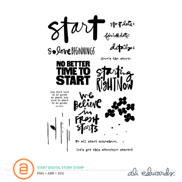 Start Digital Story Stamp™, 1 of 1