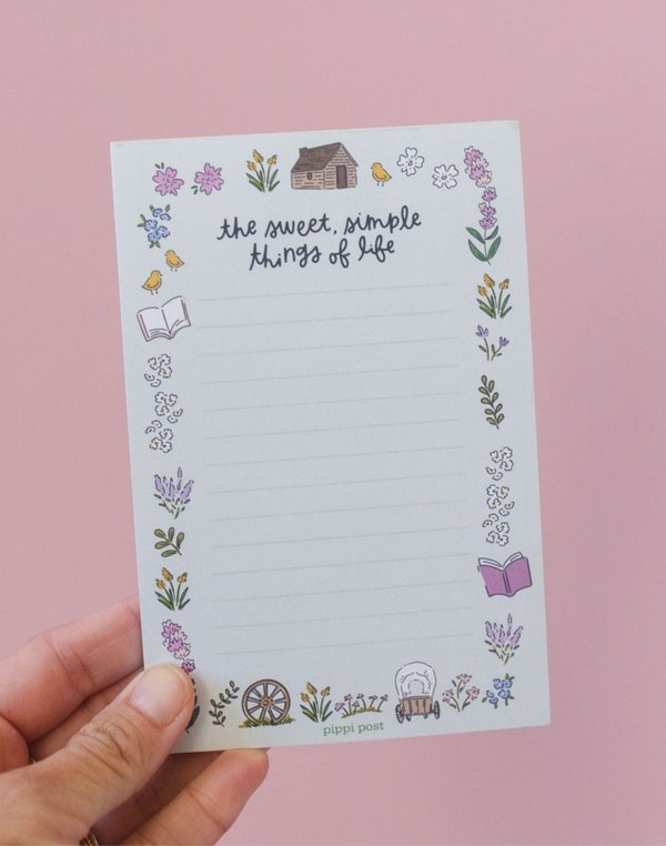 Sweet Simple Things Little House on the Prairie 4×6 Notepad, 1 of 3