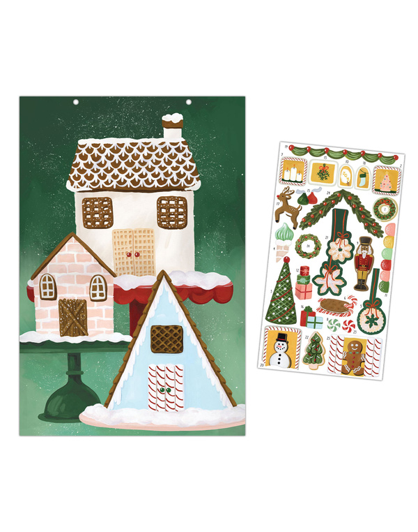 Christmas Countdown Calendar - Gingerbread Village, 2 of 6