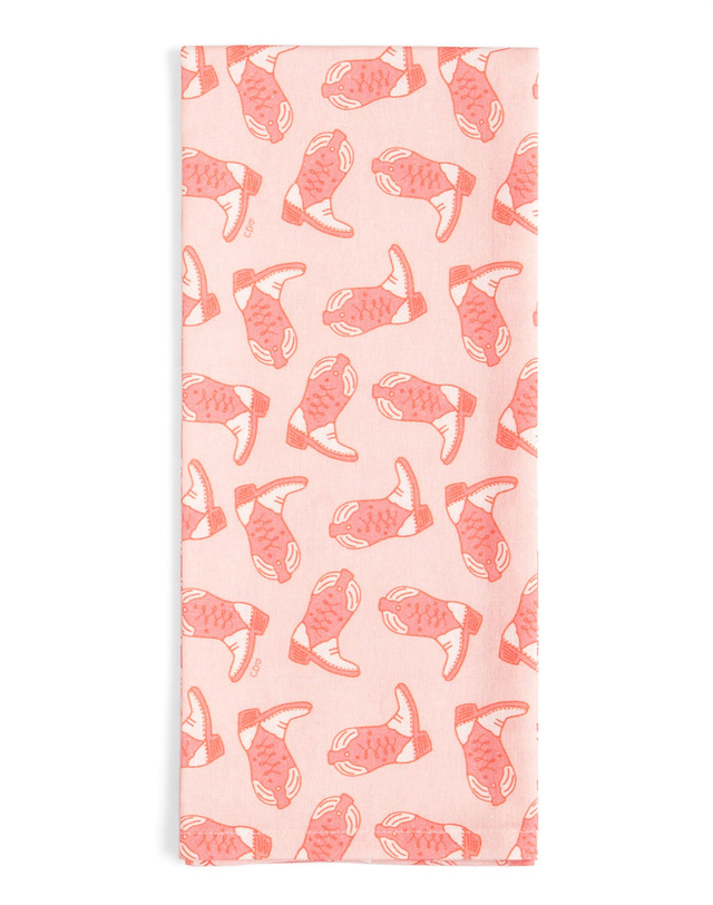 Western Cowgirl Boots Tea Towel, 3 of 3