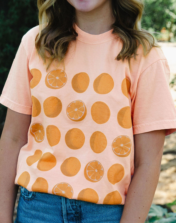 Orange Orchard Tee - Peachy Pink, 3 of 4