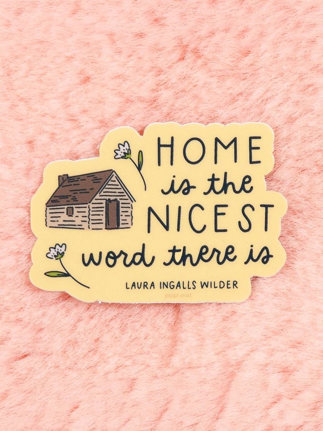 Home Is The Nicest Word Prairie Decal Sticker, 2 of 3