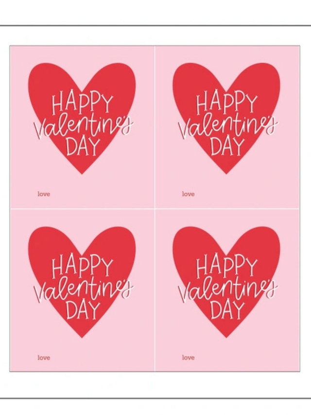 Digital Valentine Cards - Red Heart, 1 of 1