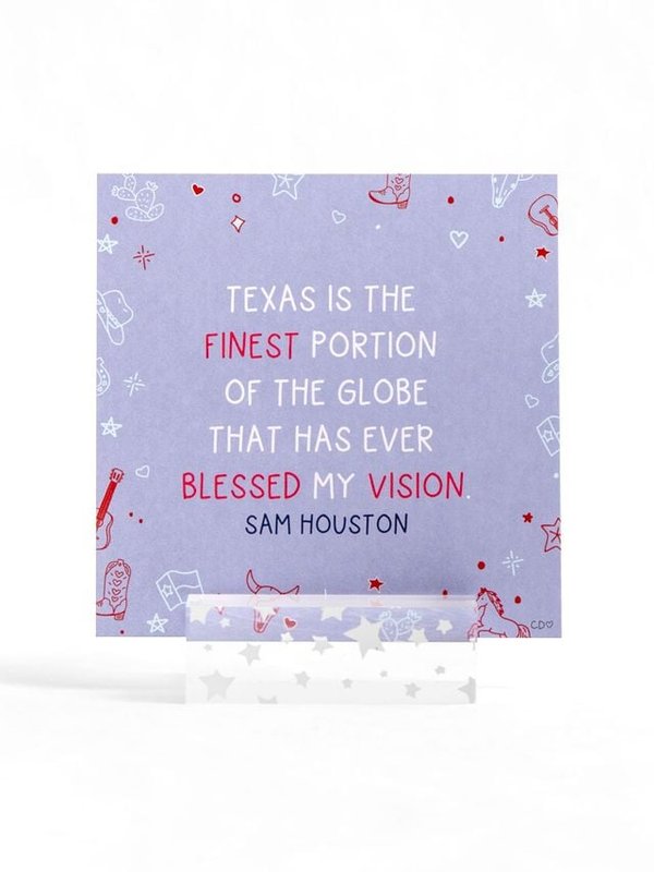 Quotes for Texans - Texas Western Card Set with Display Stand, 2 of 4